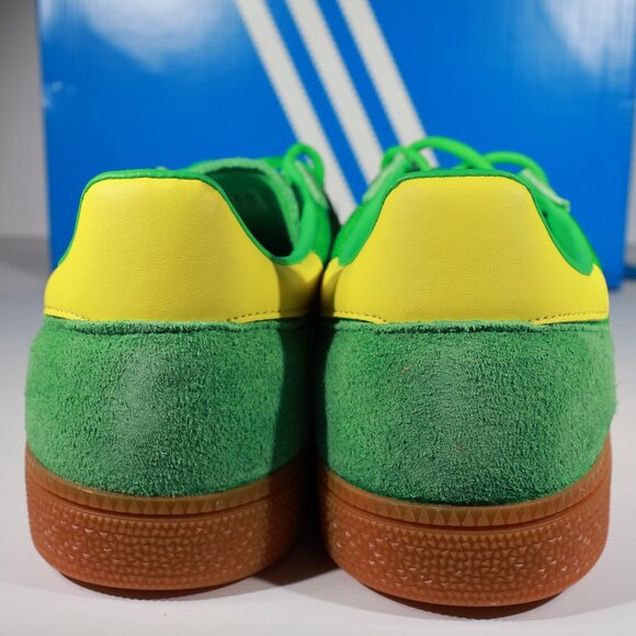 Adidas Handball Spezial Energy Green Yellow  Gum2 Mens 11.5 Brazil Colors JH5444 - Picture 6 of 9